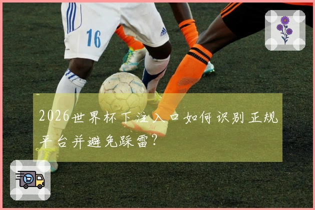 2026世界杯下注入口如何识别正规平台并避免踩雷？